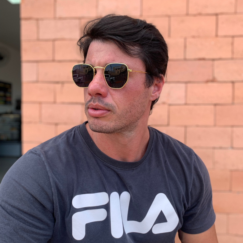 Óculos de Sol Verona Hexagonal Unissex