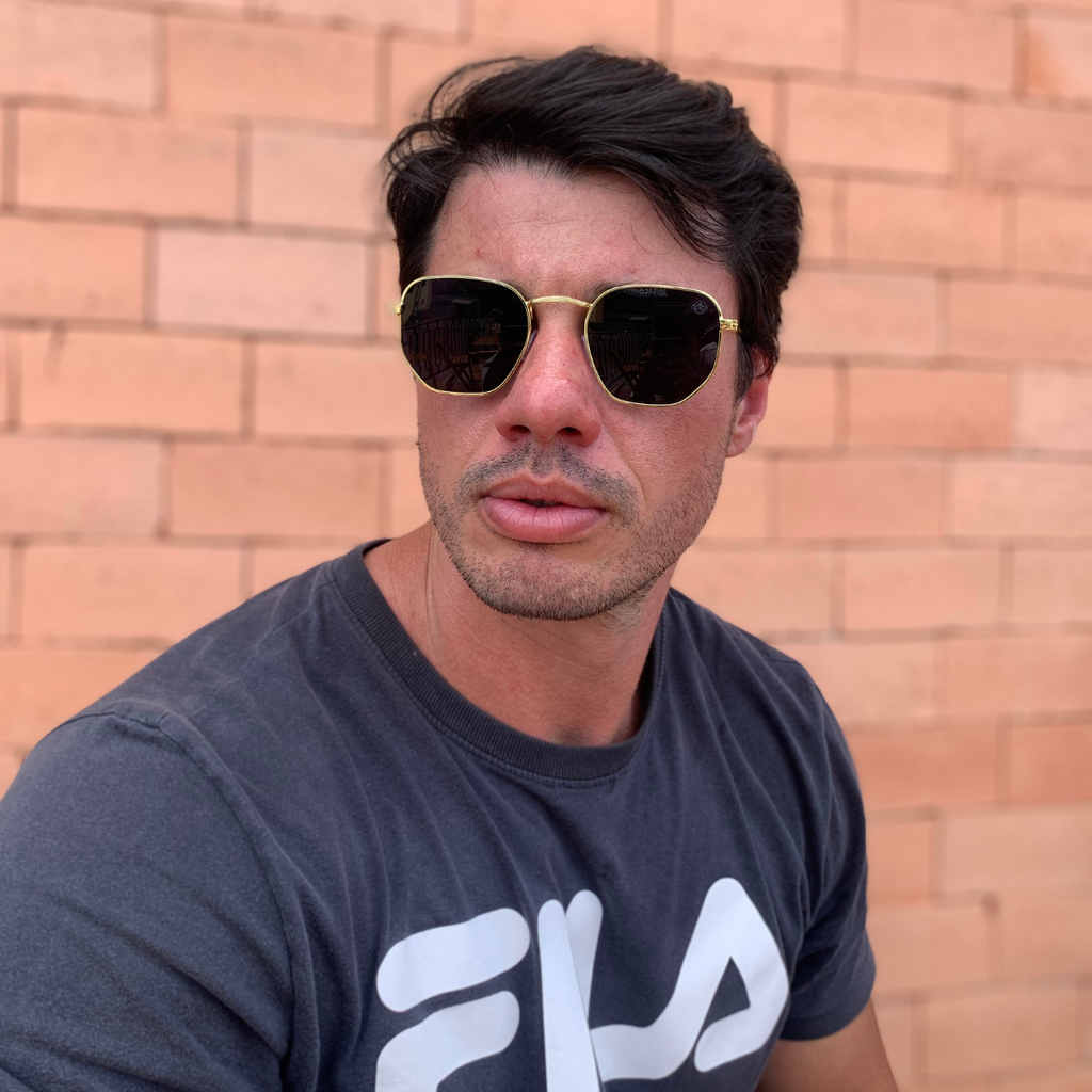 Óculos de Sol Verona Hexagonal Unissex