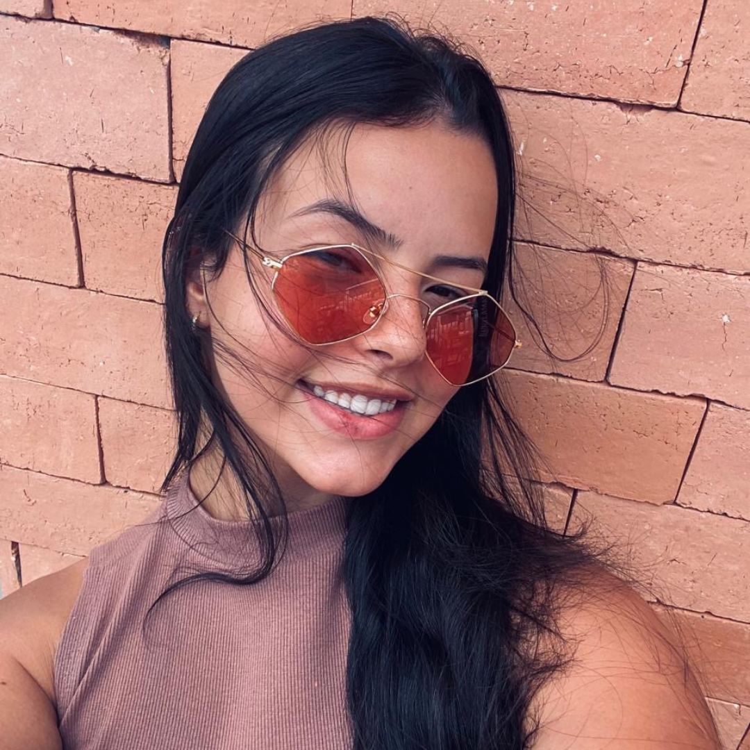 Óculos de Sol Pink Vintage Feminino