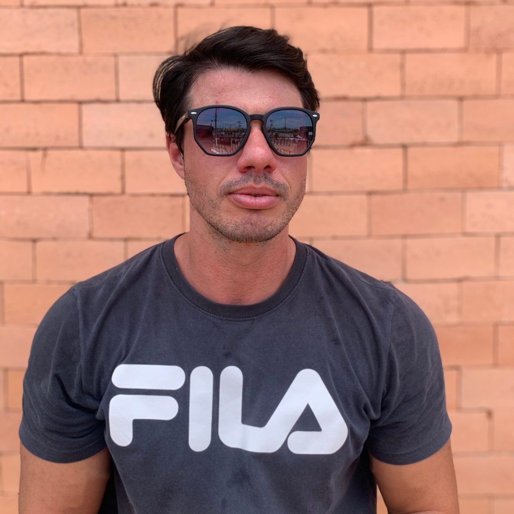 Óculos de Sol Summer Hexagonal Masculino