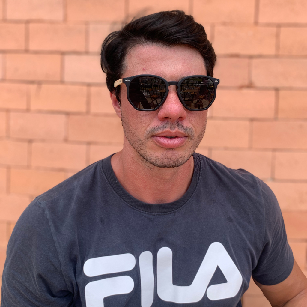 Óculos de Sol Summer Hexagonal Masculino