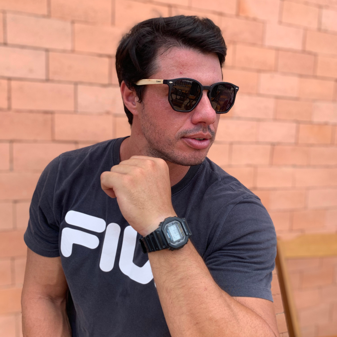 Óculos de Sol Summer Hexagonal Masculino